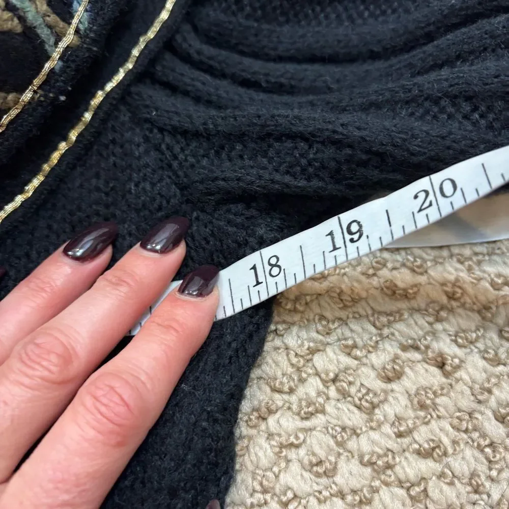 Brand new without Tags Sioni‎ Wool Mohair Blend Wide Collar Cardigan Size Small - Picture 12 of 12